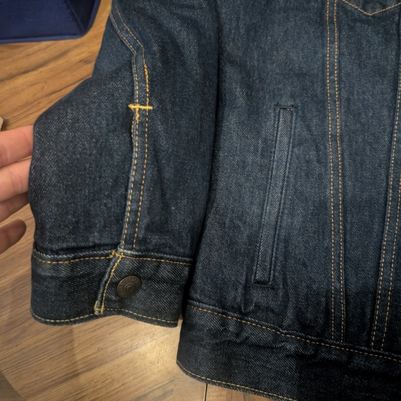 Men's Denim Levi Strauss Trucker Sherpa Jacket - Picture 6 of 16